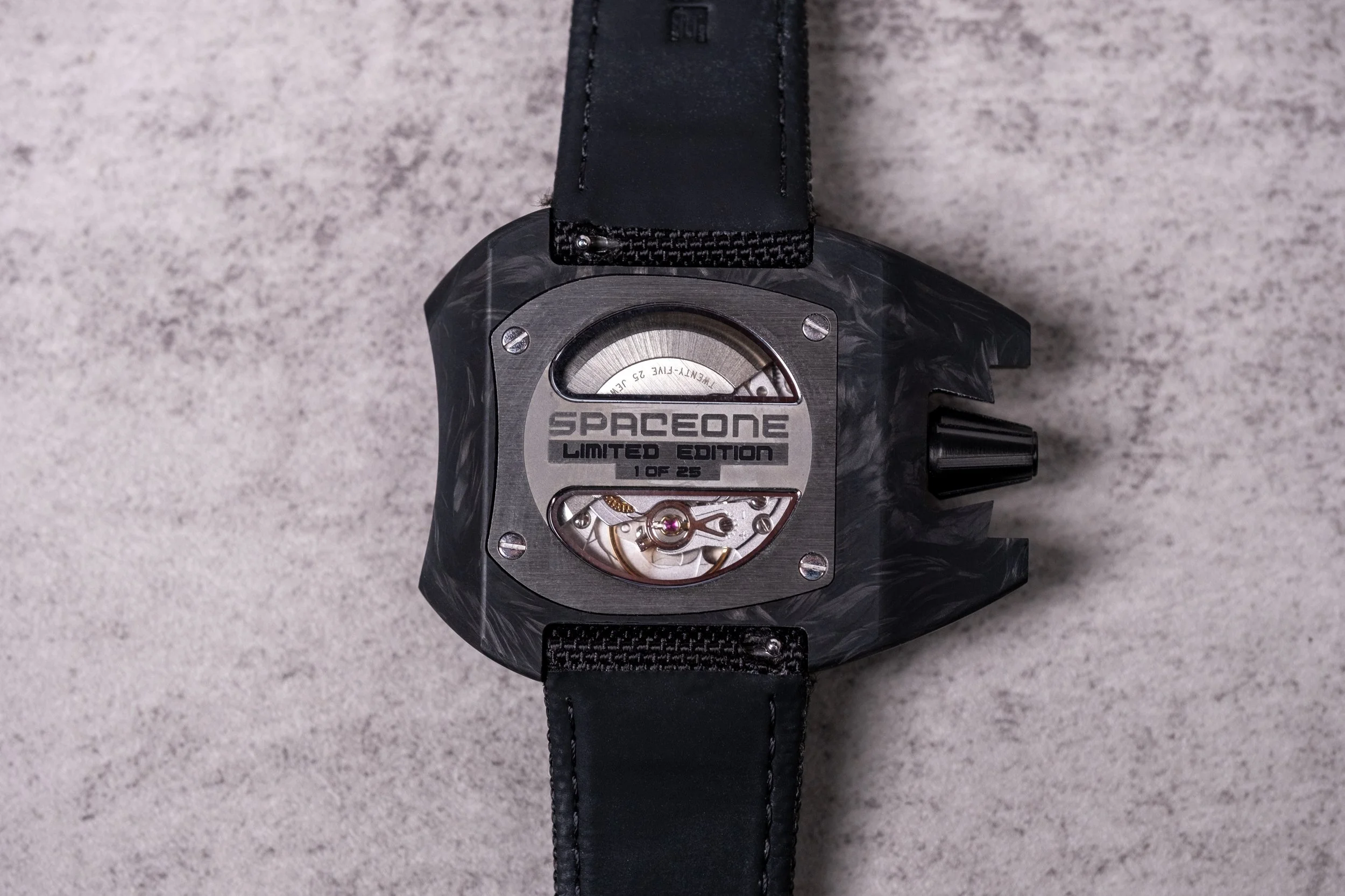 SpaceOne Orange Carbon Jumping Hour Review